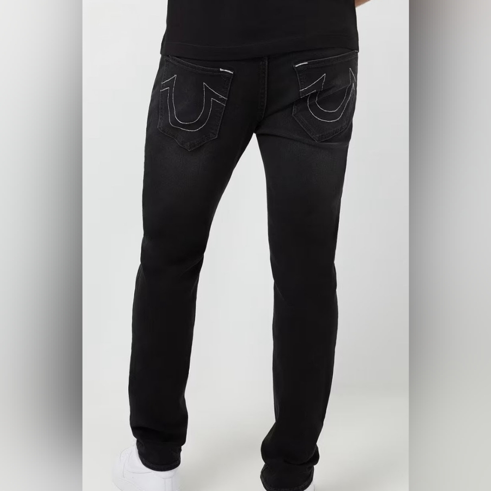 True Religion Rocco Single Needle Skinny Jeans, Washed Charcoal Gray, 31, EUC